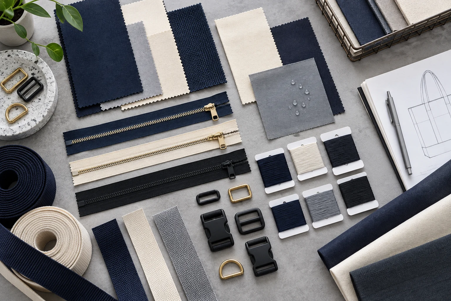 Material selection for custom product development